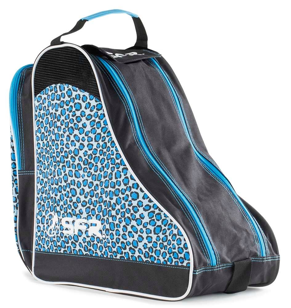 SFR Designer Ice & Skate Bag - Blue Leopard - Skatewarehouse.co.uk