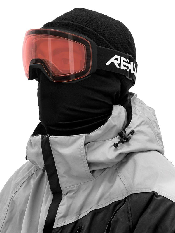 REKD Ascent MagSphere Snow Goggle Kit - Black / Chromatic Torch - L/XL - Skatewarehouse.co.uk