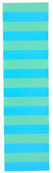 Venom Professional Grade Skateboard Griptape 9" x 33" - Stripes - Neon Green/Blue - Skatewarehouse.co.uk