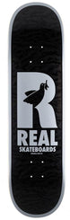 Real Renewal Doves Black Skateboard Deck - 8.25" - Skatewarehouse.co.uk