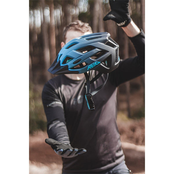 REKD Pathfinder Mountain Bike Helmet - Blue - Skatewarehouse.co.uk