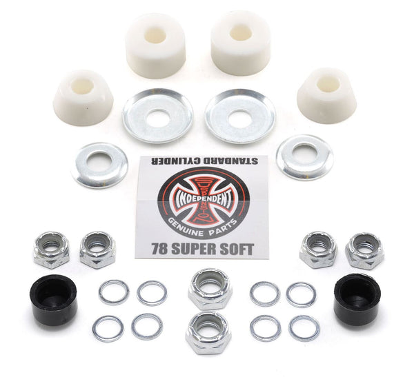 Independent Trucks Rebuild Kit - 78a Super Soft White - Skatewarehouse.co.uk