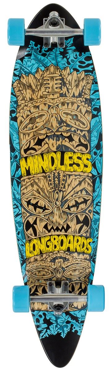 Mindless Tribal Rogue IV Blue Complete Longboard - 9.75