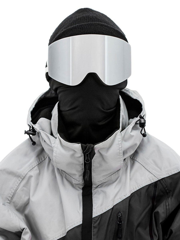 REKD Rocker MagLock Snow Goggle Kit - White / Mirror - L/XL - Skatewarehouse.co.uk