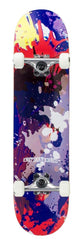 Enuff Splat Complete Skateboard - Red Blue - 7.75" - Skatewarehouse.co.uk