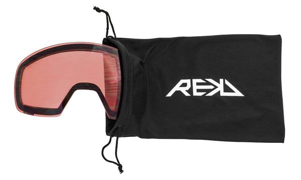 REKD Ascent MagSphere Snow Goggle Kit - Black / Chromatic Torch - L/XL - Skatewarehouse.co.uk