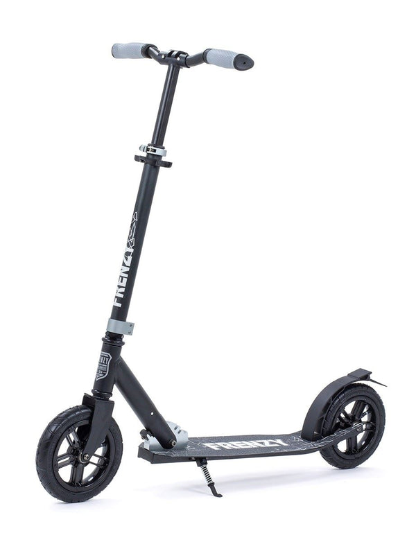 Frenzy 205mm Pneumatic Plus Recreational Scooter - Black - Skatewarehouse.co.uk