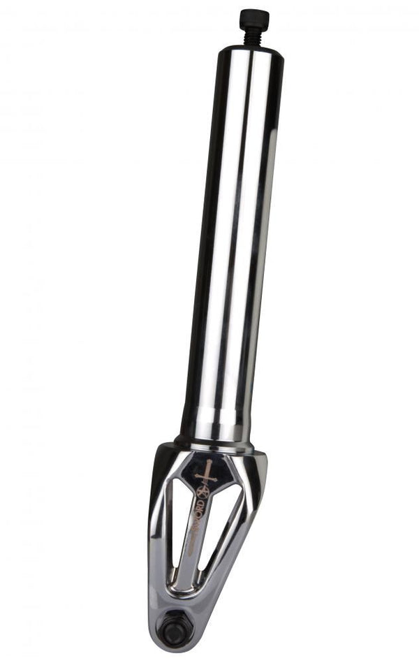Addict Scooter Fork Sword HIC - Chrome - Skatewarehouse.co.uk