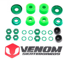 Venom Rebuild Kit - Cylinder - Soft GREEN 80a - Skatewarehouse.co.uk