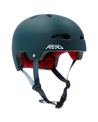 REKD Ultralite In-Mold Skateboard Helmet - Blue - Skatewarehouse.co.uk