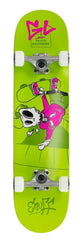 Enuff Skully Junior Junior Green Complete Skateboard - 7.25" - Skatewarehouse.co.uk