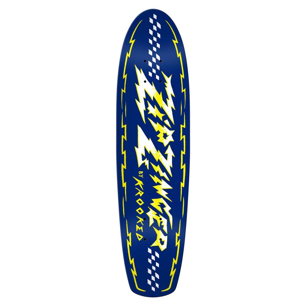 Krooked Zip Zinger By Sam D Skateboard Deck - 7.75" - Skatewarehouse.co.uk