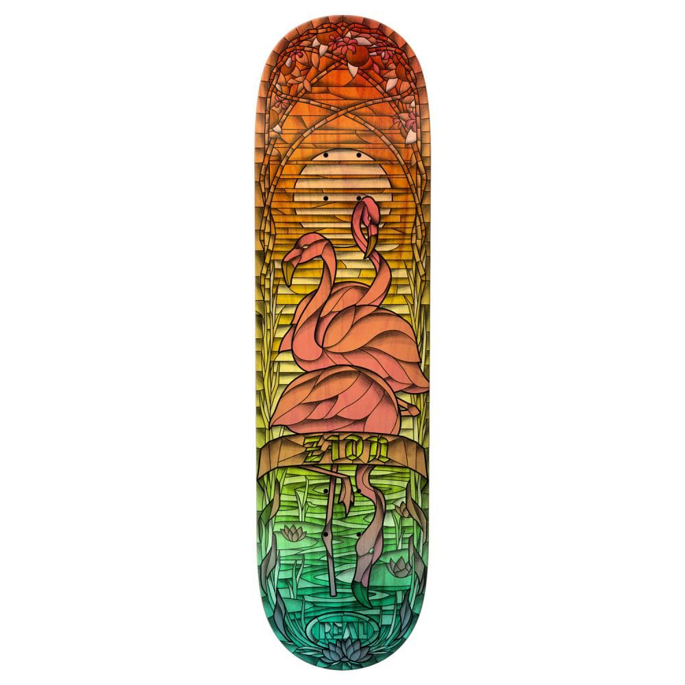 Real Zion Chromatic Cathedral Skateboard Deck - 8.38" - Skatewarehouse.co.uk