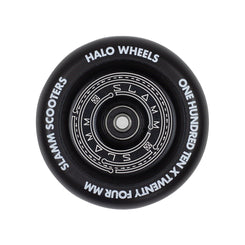 Slamm 110mm Halo Deep Dish Scooter Wheels - Black - Skatewarehouse.co.uk