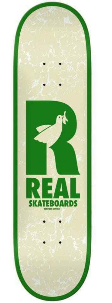 Real Renewal Doves Cream Skateboard Deck - 8.38" - Skatewarehouse.co.uk