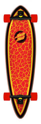 Santa Cruzer Complete Flame Dot Pintail - 9.2" x 33.0" - Skatewarehouse.co.uk