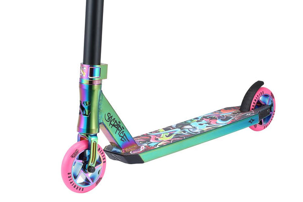 Sacrifice Flyte 100 V2 Neo/Pink Complete Scooter - Skatewarehouse.co.uk