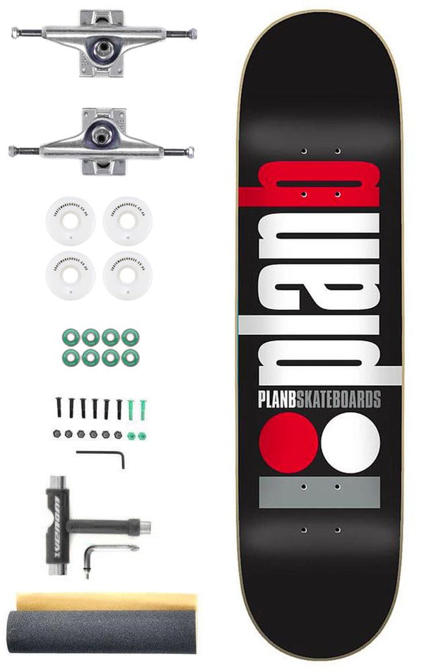 Plan B Classic Custom Complete Pro Skateboard Kit - 8.0 - Skatewarehouse.co.uk