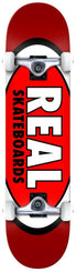 Real Classic Oval Red Complete Skateboard - 7.3" - Skatewarehouse.co.uk