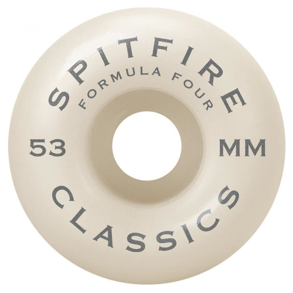 Spitfire Formula Four Skateboard Wheels Classics 99a - Skatewarehouse.co.uk
