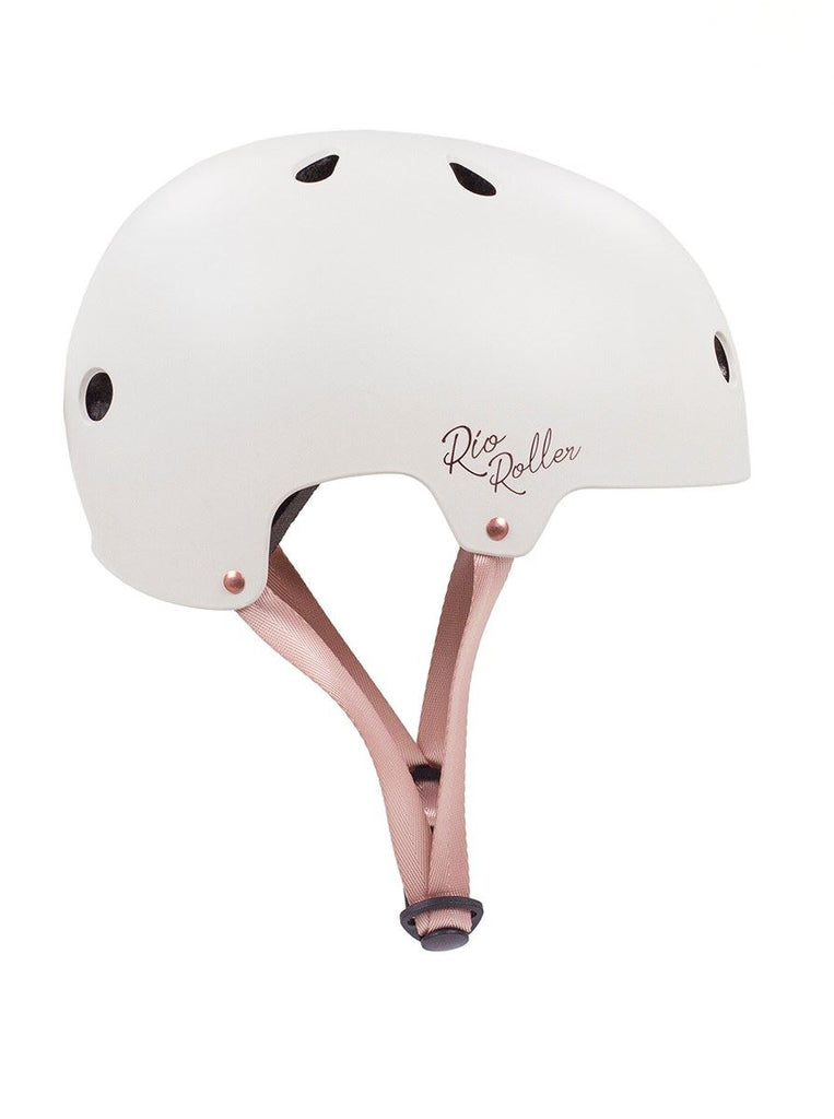 Rio Roller Rose Skate Helmet - Cream - Skatewarehouse.co.uk