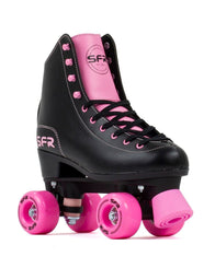 SFR Figure Quad Skates - Black / Pink - Skatewarehouse.co.uk