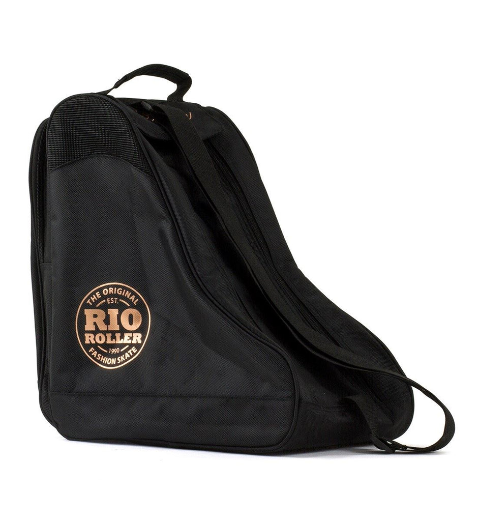 Rio Roller Rose Quad Roller Skate Bag - Rose Gold - Skatewarehouse.co.uk