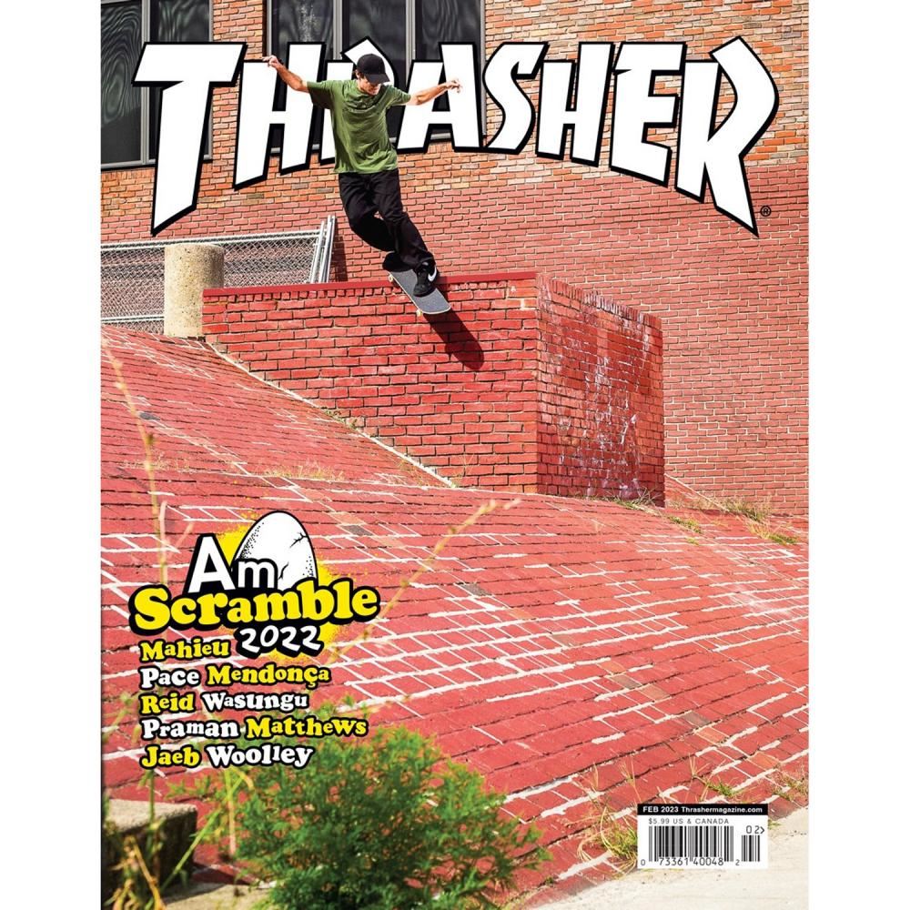 Thrasher Magazine February 2023 - Skatewarehouse.co.uk