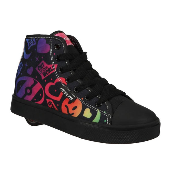 Heelys Veloz Black / Rainbow - Skatewarehouse.co.uk