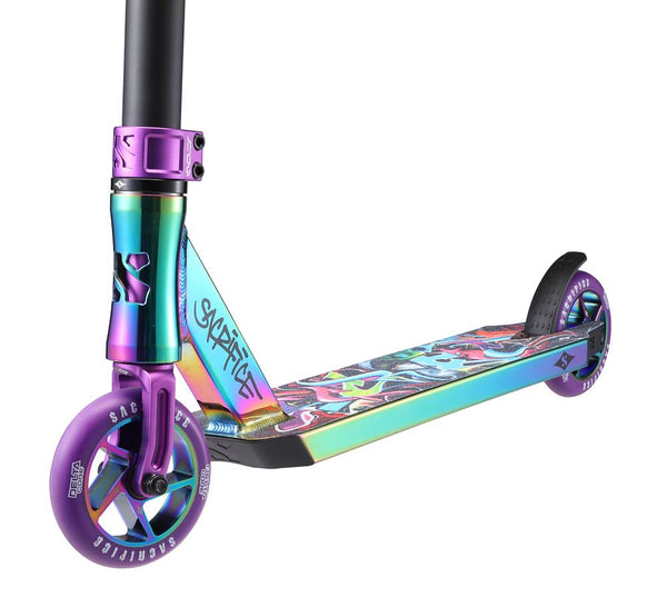 Sacrifice Flyte 100V2 NeoPurpleG Complete Scooter - Skatewarehouse.co.uk