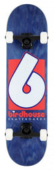 Birdhouse Stage 3 B Logo Navy / Red Complete Skateboard - 7.75" - Skatewarehouse.co.uk