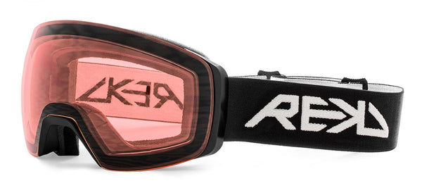 REKD Ascent MagSphere Snow Goggle Kit - Black / Chromatic Torch - L/XL - Skatewarehouse.co.uk