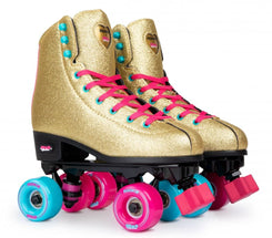 Rookie Quad Skate Rollerskates BUMP Rollerdisco V2 - Gold - Skatewarehouse.co.uk