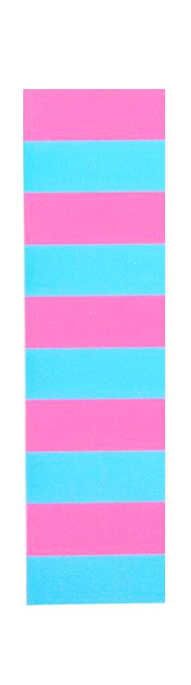 Scorpion Scooters - Scooter Pro Grip Tape - Fits 99% Scooters - Neon Stripe Series - Blue/Pink Stripes - Skatewarehouse.co.uk