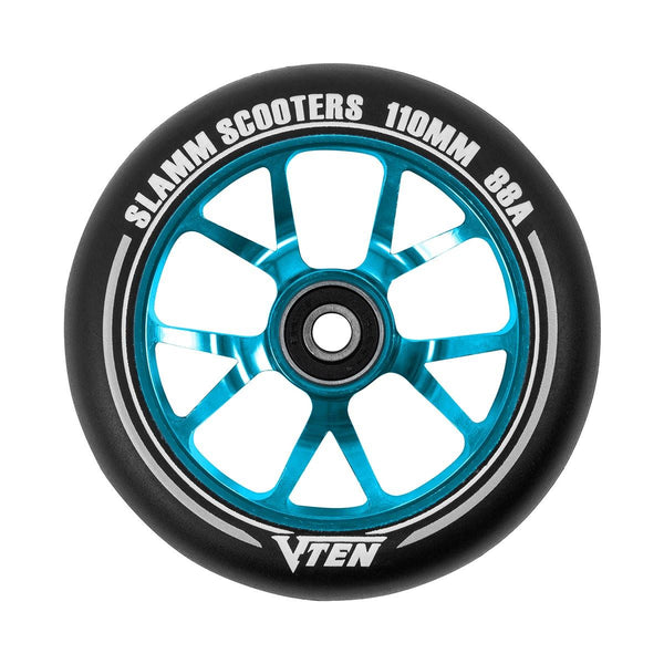 Slamm 110mm V-Ten II Scooter Wheels - Blue - Skatewarehouse.co.uk