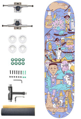 Drawing Boards No. 2 101 Uses for a Custom Complete Pro Skateboard Kit - 8.25" - Skatewarehouse.co.uk