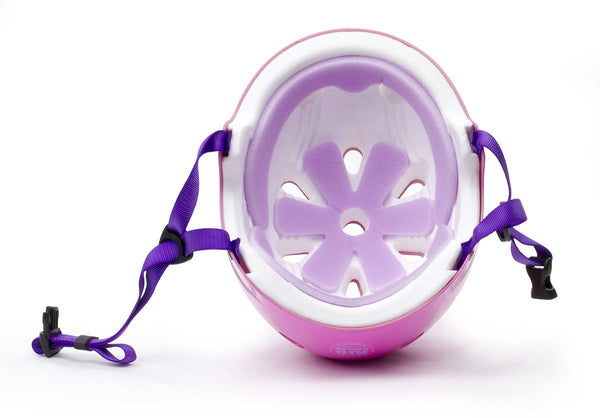 Rio Roller Script Helmet - Pink - Skatewarehouse.co.uk