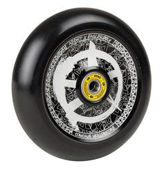 Eagle Supply Wheel Radix Addict Full Hlw tech Hrd 115mm - Black / Black - Skatewarehouse.co.uk