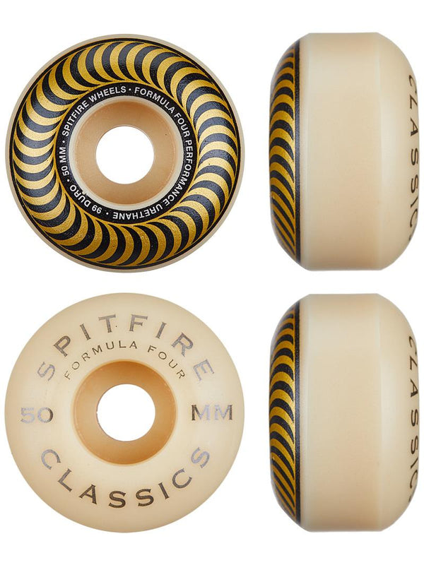 Spitfire Formula Four Skateboard Wheels Classics 99a - Skatewarehouse.co.uk