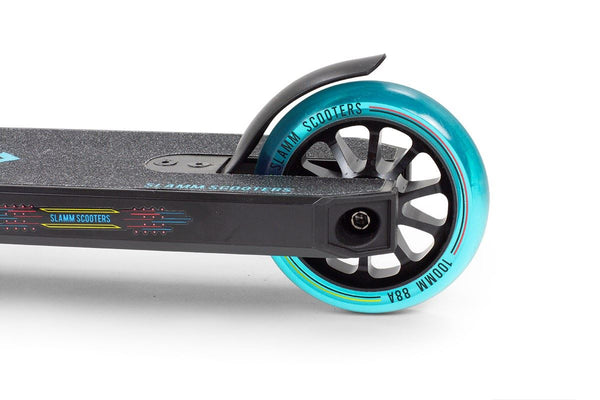 Slamm Classic V9 Junior Stunt Scooter - Black/Blue - Skatewarehouse.co.uk