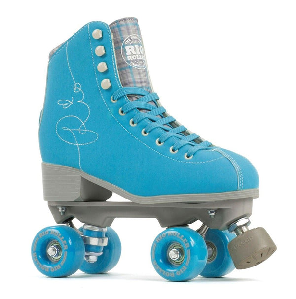 Rio Roller Lumina Quad Skates White Blue
