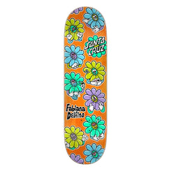 Santa Cruz Pro Delfino Wildflower Skateboard Deck - 8.5" - Skatewarehouse.co.uk