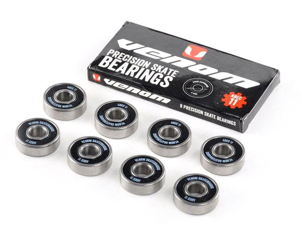 Venom Wheels, ABEC 11 Bearings + FREE Bolts Gift Pack - Skatewarehouse.co.uk
