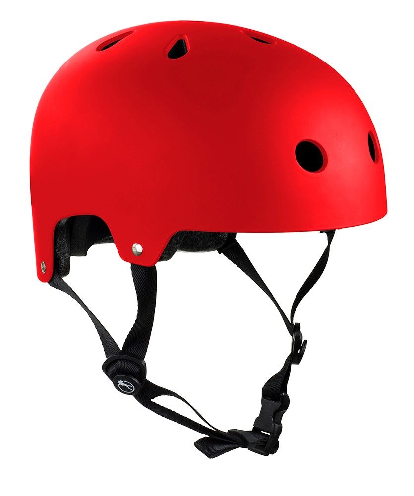 SFR Essentials Skateboard Bike Helmet - Matt Red - Skatewarehouse.co.uk